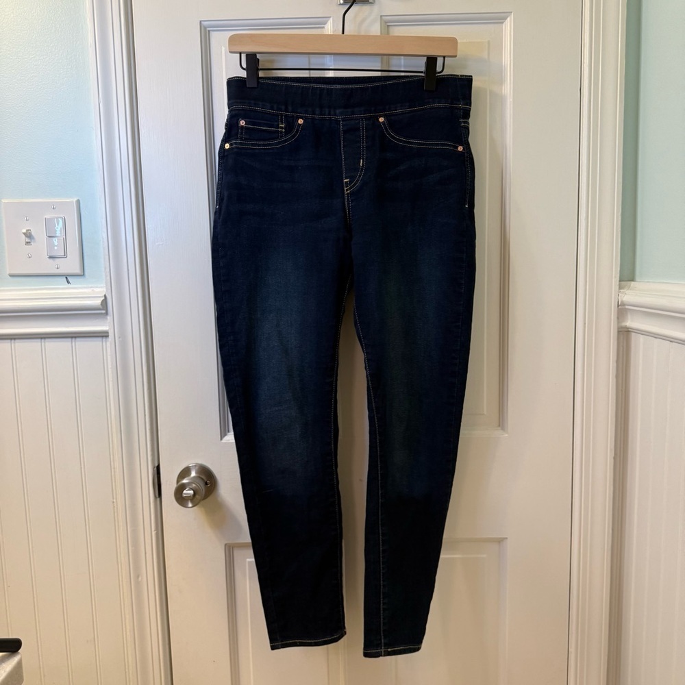 Signature by Levi Strauss Skinny Blue Jeans Modern Fit Pull On (Jeggings)